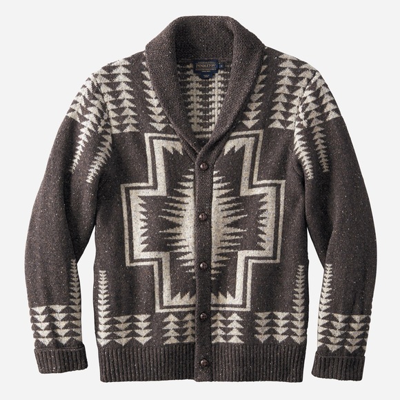 pendleton shawl collar cardigan